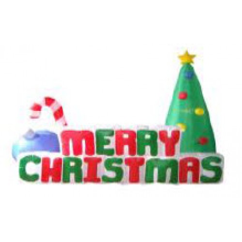 180CM Inflatable 180cm Merry Christmas with Lights